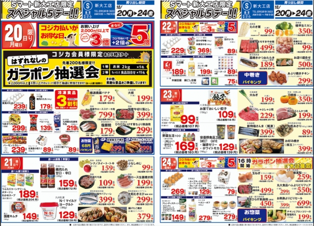 新大工店 : 単独チラシ